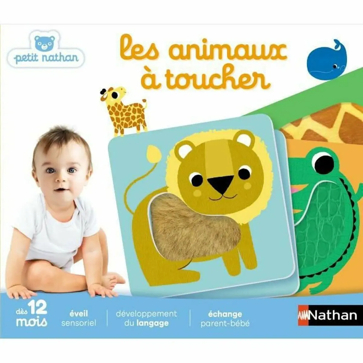 Gioco da Tavolo Nathan Animals to Touch (FR)