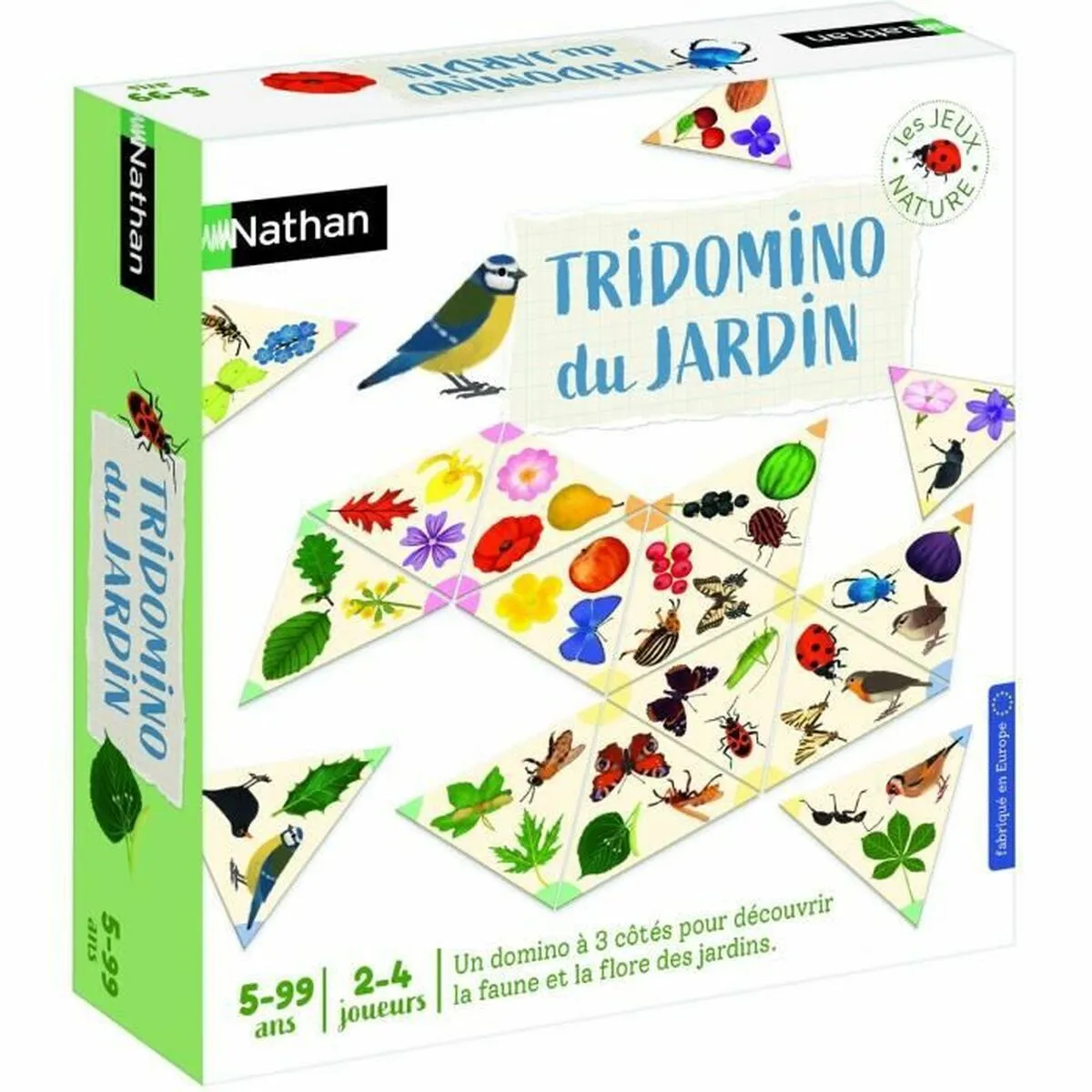 Gioco da Tavolo Nathan Tridomino Du Jardin (FR)