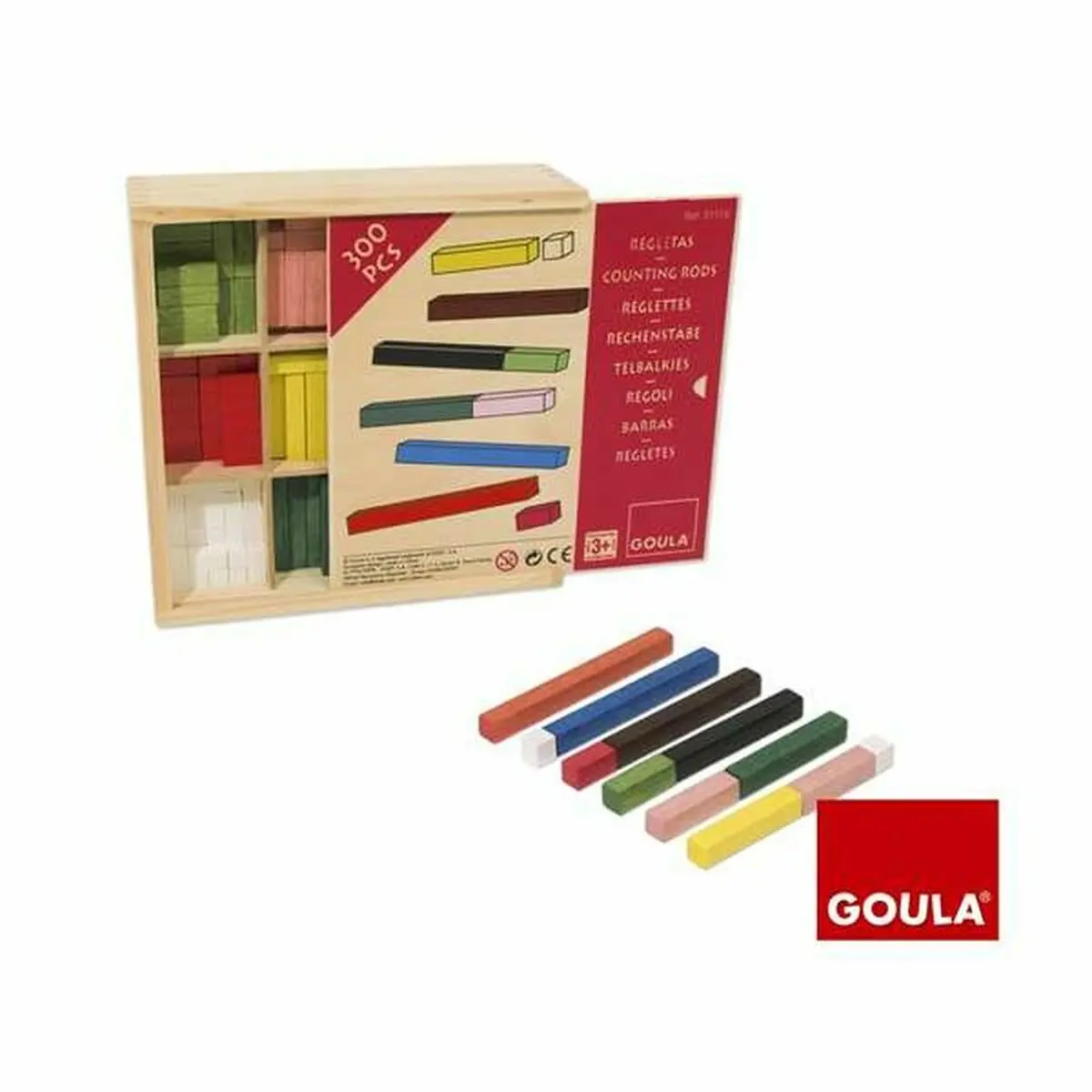 Gioco Educativo Goula Counting Rods 10 x 10