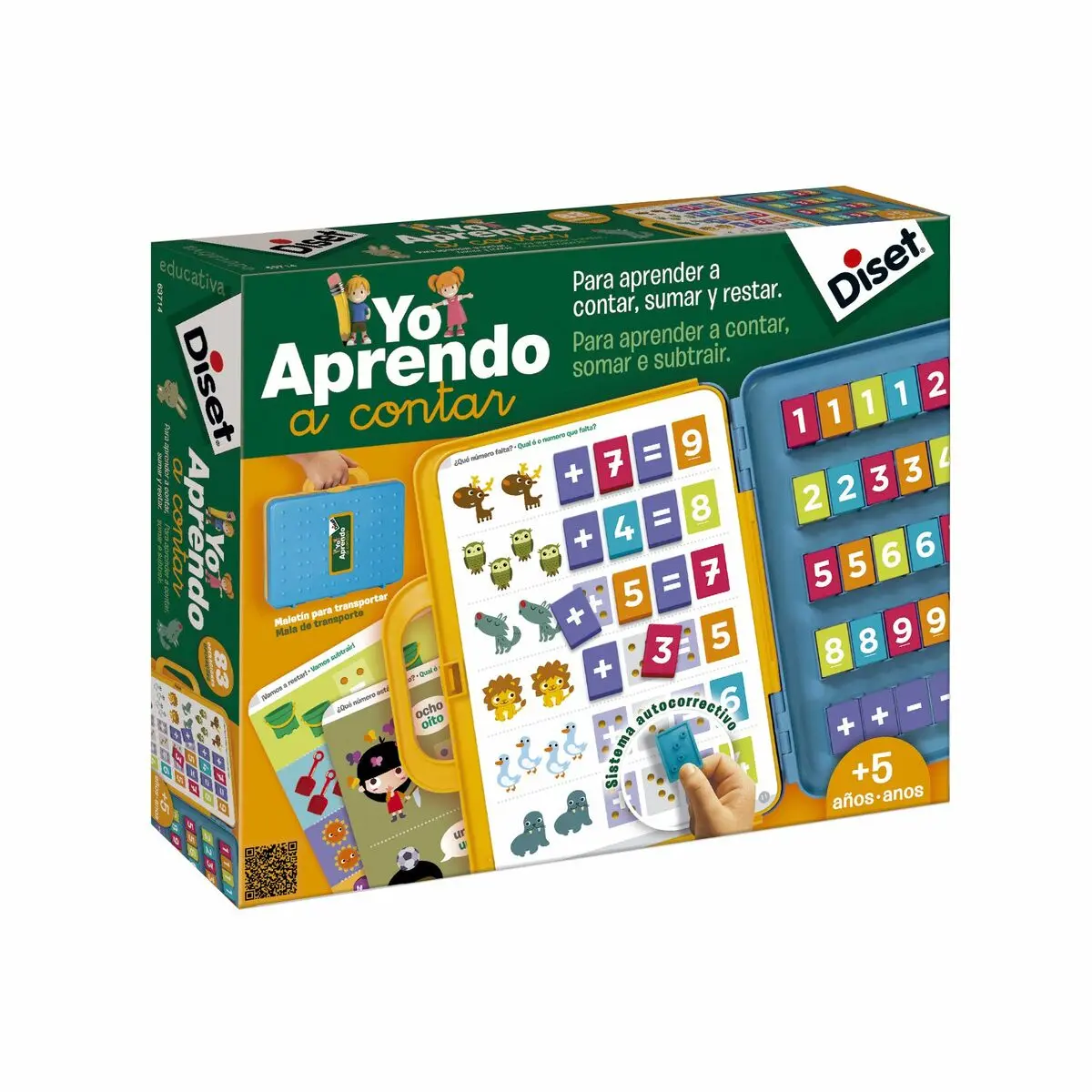 Gioco Educativo Diset 63752 Gioco Imparo a Sommare e Sottrarre