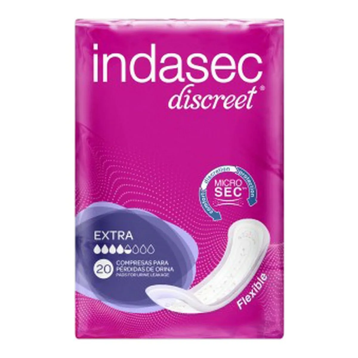 Assorbenti Normali Indasec Discreet (20 uds)