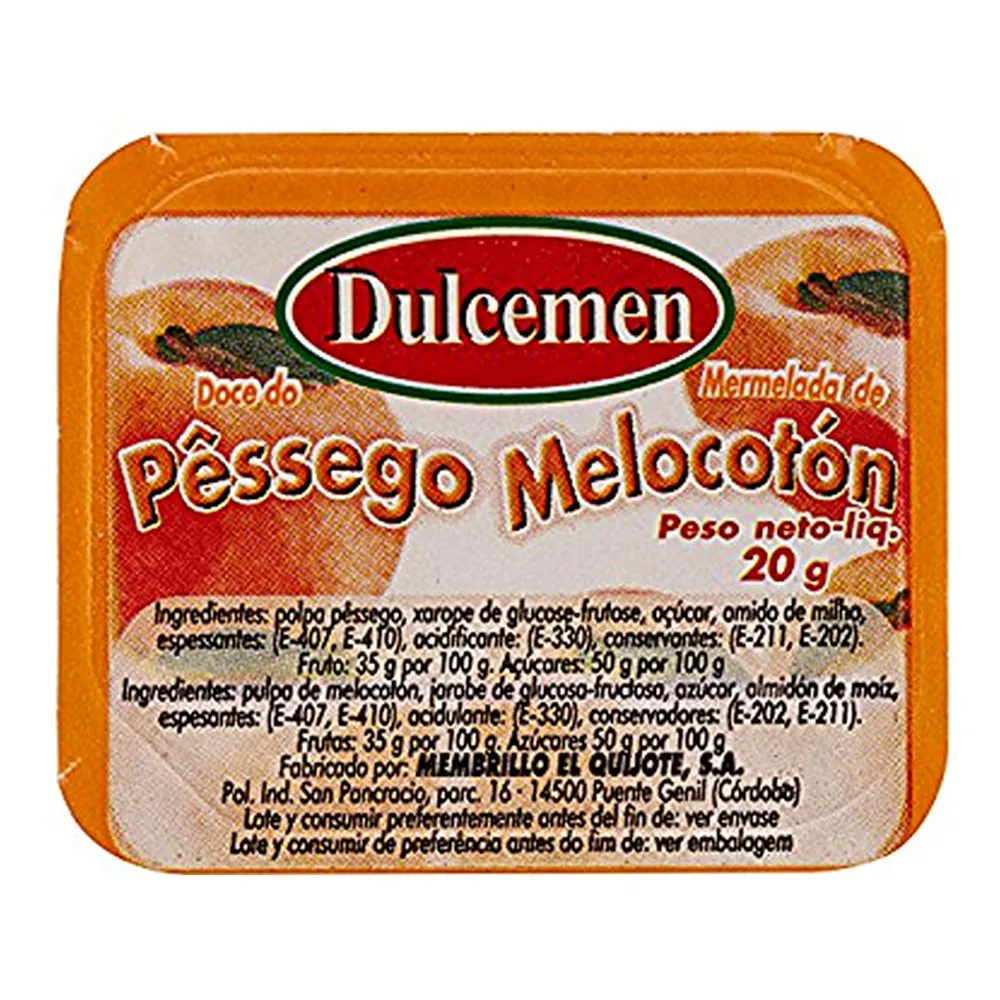 Marmellata Dulcemen Pesca (12 x 20 g)