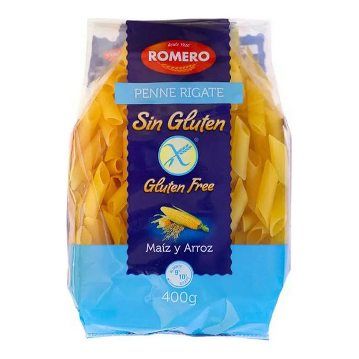 Maccheroni Romero Penne Rigate Mais Riso (400 g)