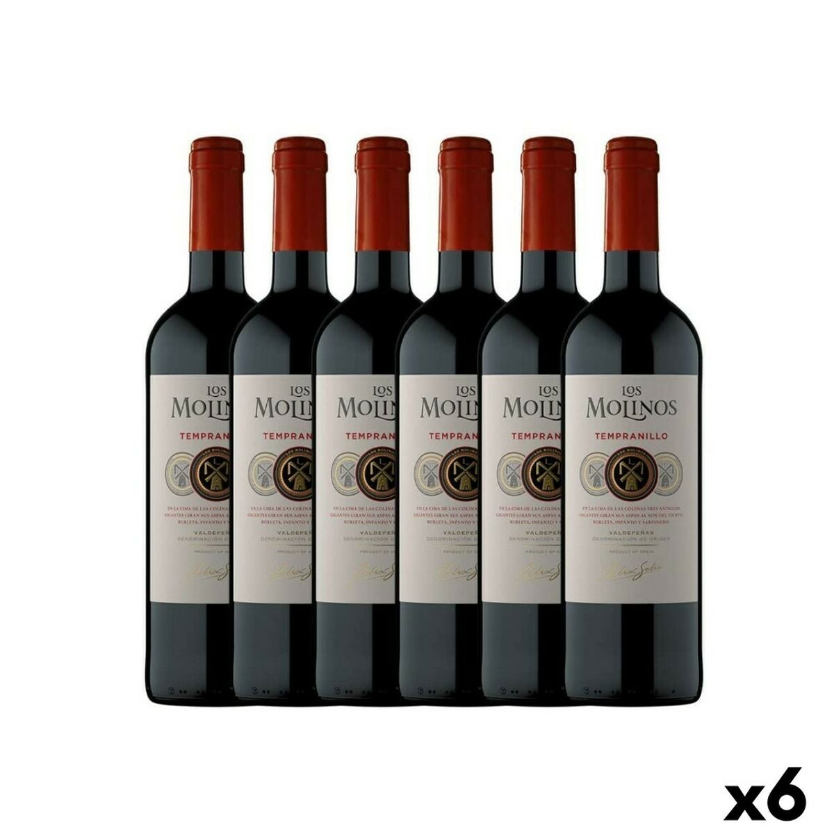 Vino Rosso Los Molinos 63253 (Pack 6x)