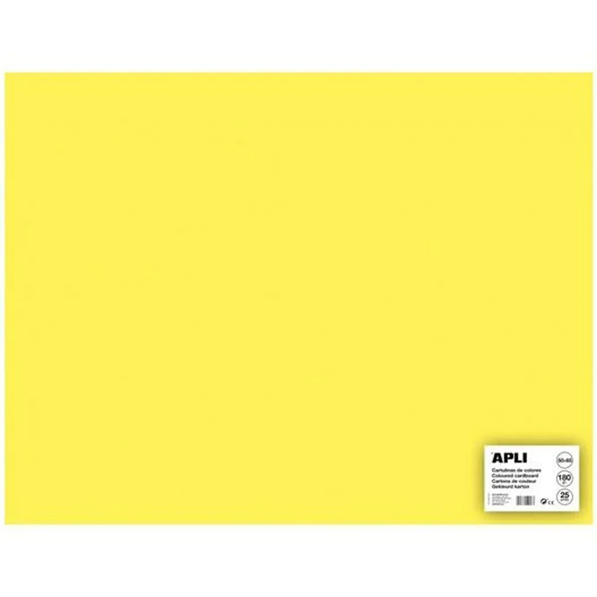 Cartoncini Apli Giallo 50 x 65 cm