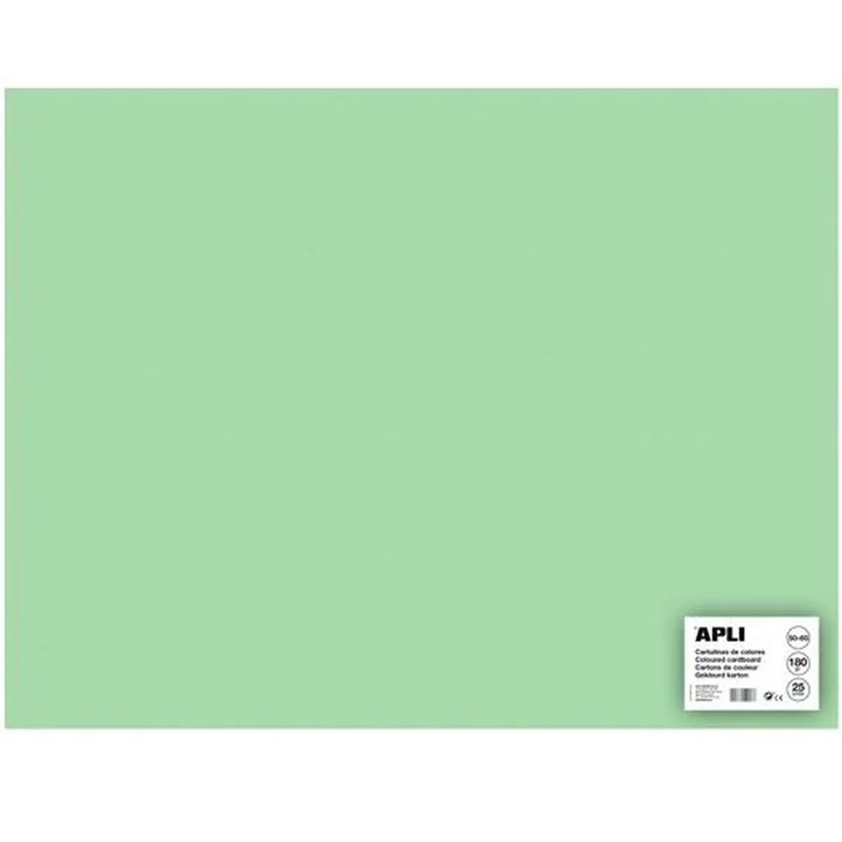 Cartoncini Apli Verde Smeraldo 50 x 65 cm