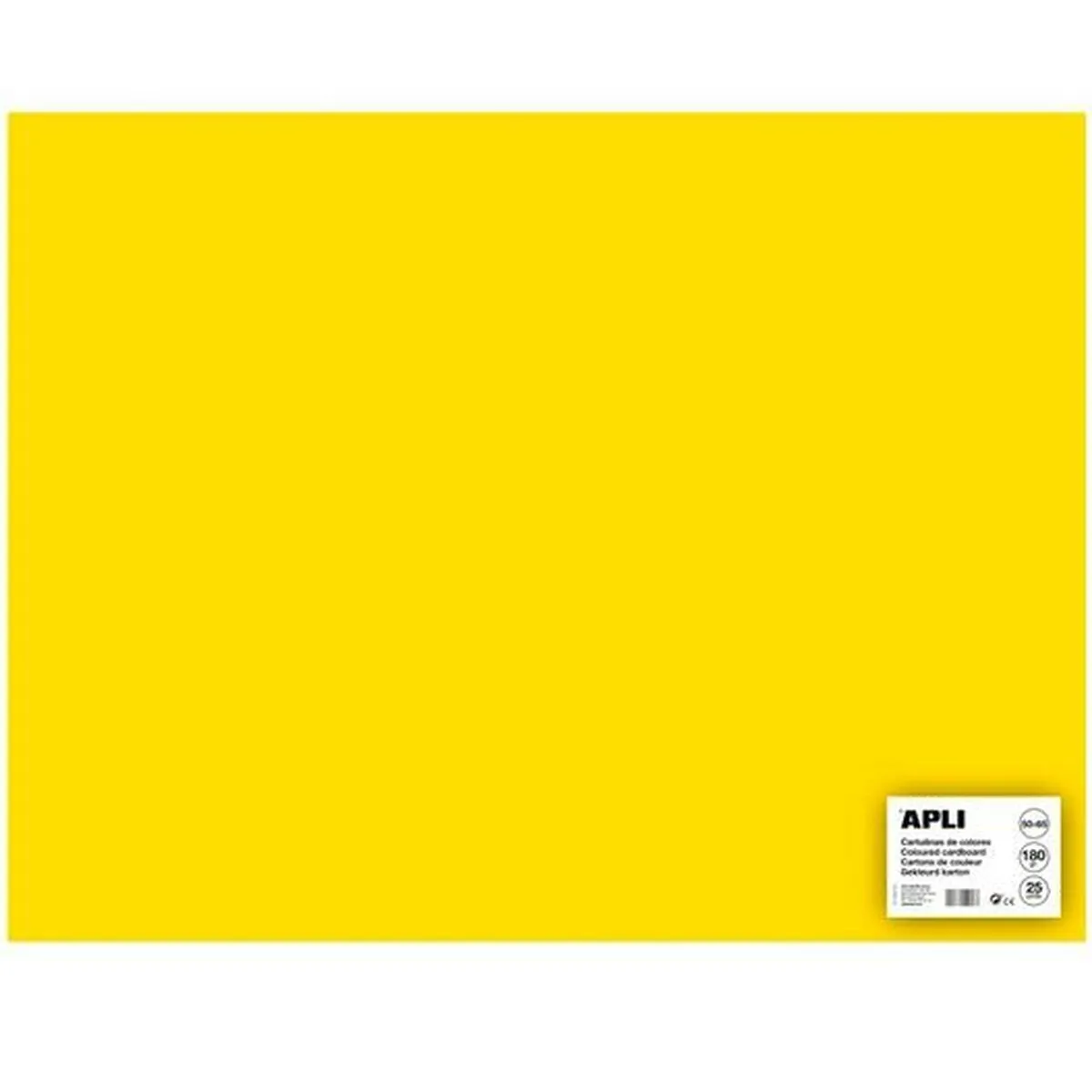 Cartoncini Apli Giallo 50 x 65 cm