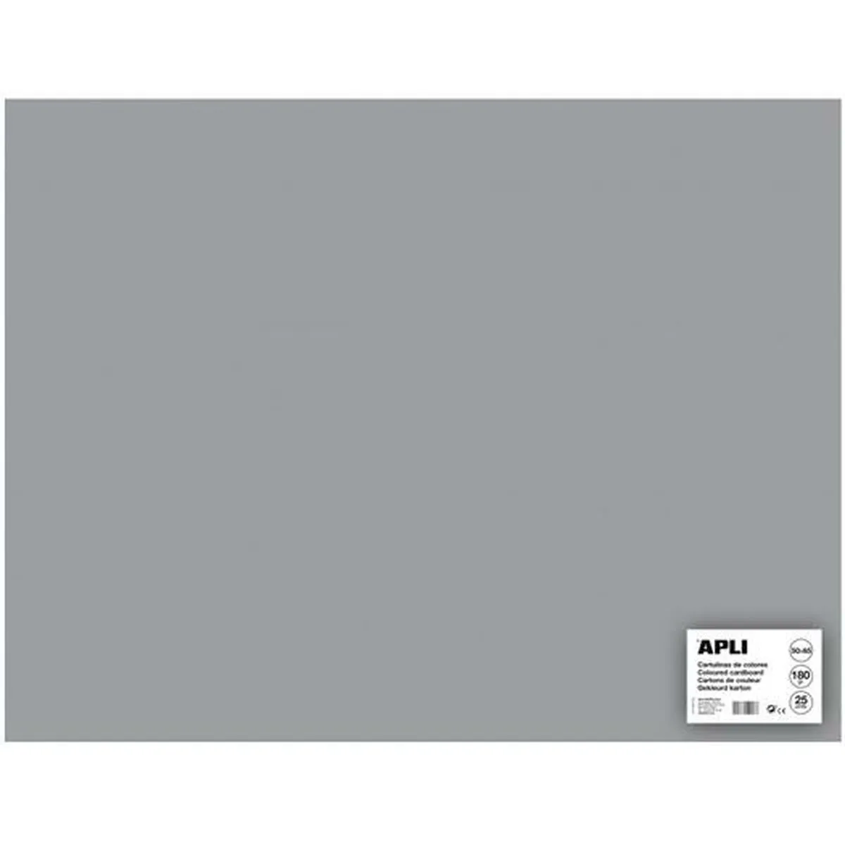 Cartoncini Apli Grigio 50 x 65 cm