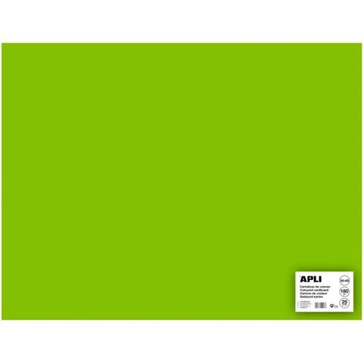 Cartoncini Apli Verde limone 50 x 65 cm