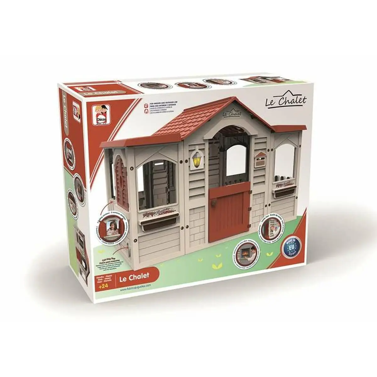 Set di Plastilina Chicos Le Chalet 156 x 103 x 104 cm