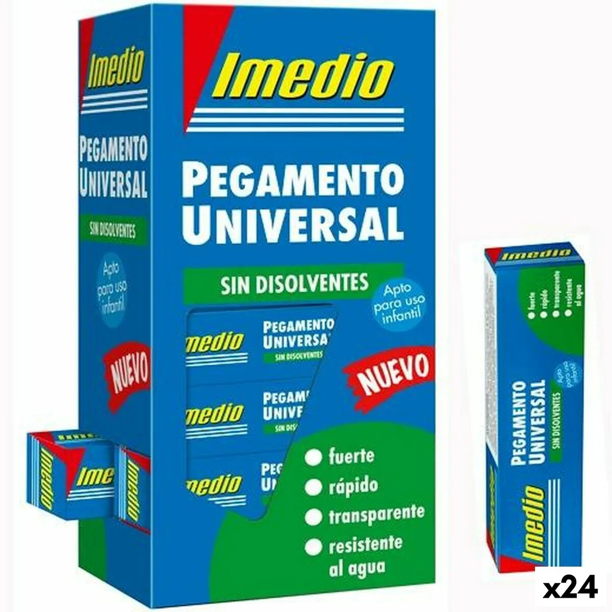 Colla Imedio Trasparente 35 ml (24 Unità)