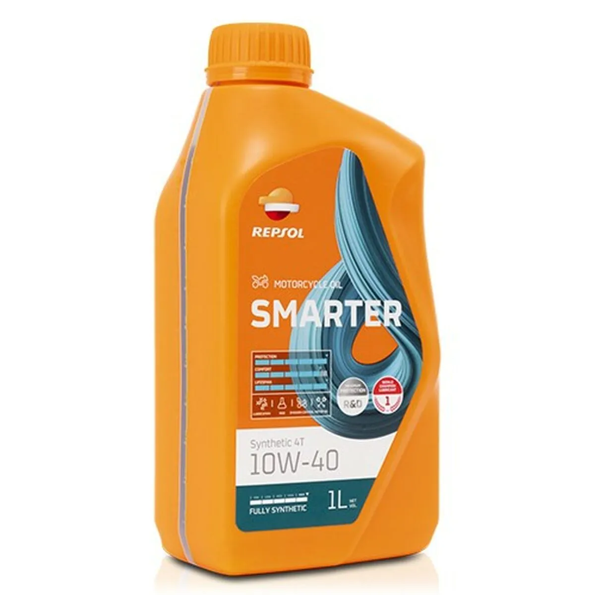 Olio per Motore Moto Repsol Smarter 10W40 1 L