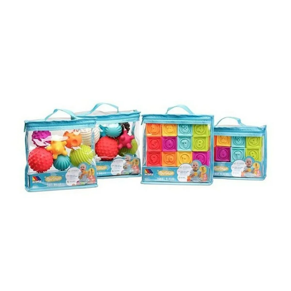 Set di Costruzioni Moltó Play&Sense Soft Balls (ES) (10 pcs)