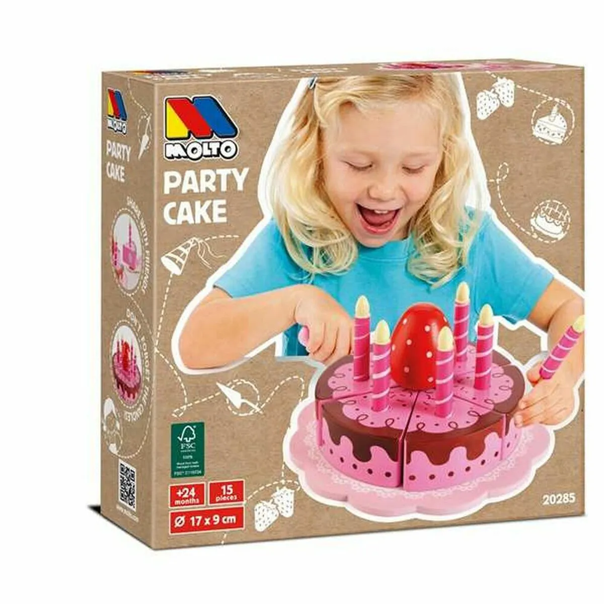 Gioco Educativo Prima Infanzia Moltó Party Cake