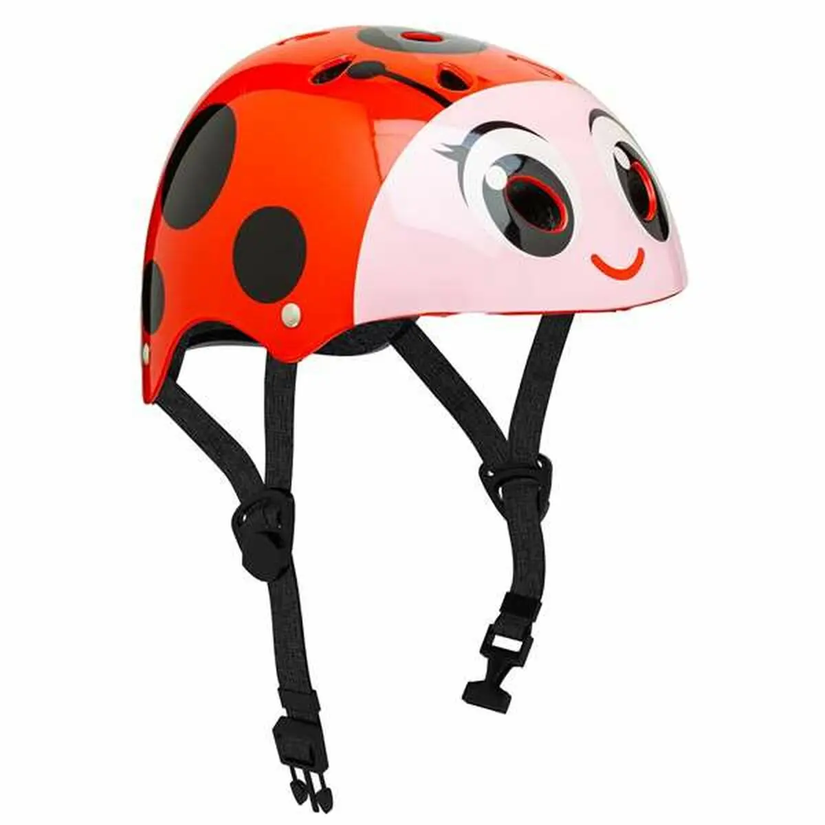 Casco da Ciclismo per Bambini Moltó Rosso Coccinella 26 x 21 x 16,5 cm