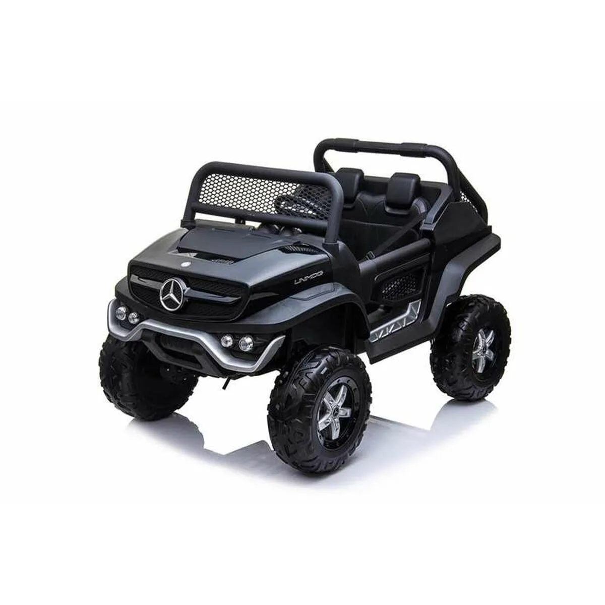 Macchina Elettrica per Bambini Injusa Mercedes Benz Unimog Nero 12 V