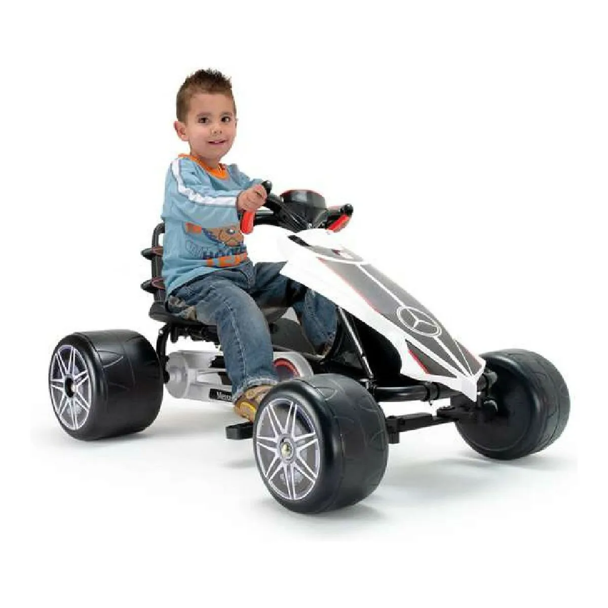 Go-Kart Injusa 4122 Bianco Pedali 89 x 60 x 50 cm