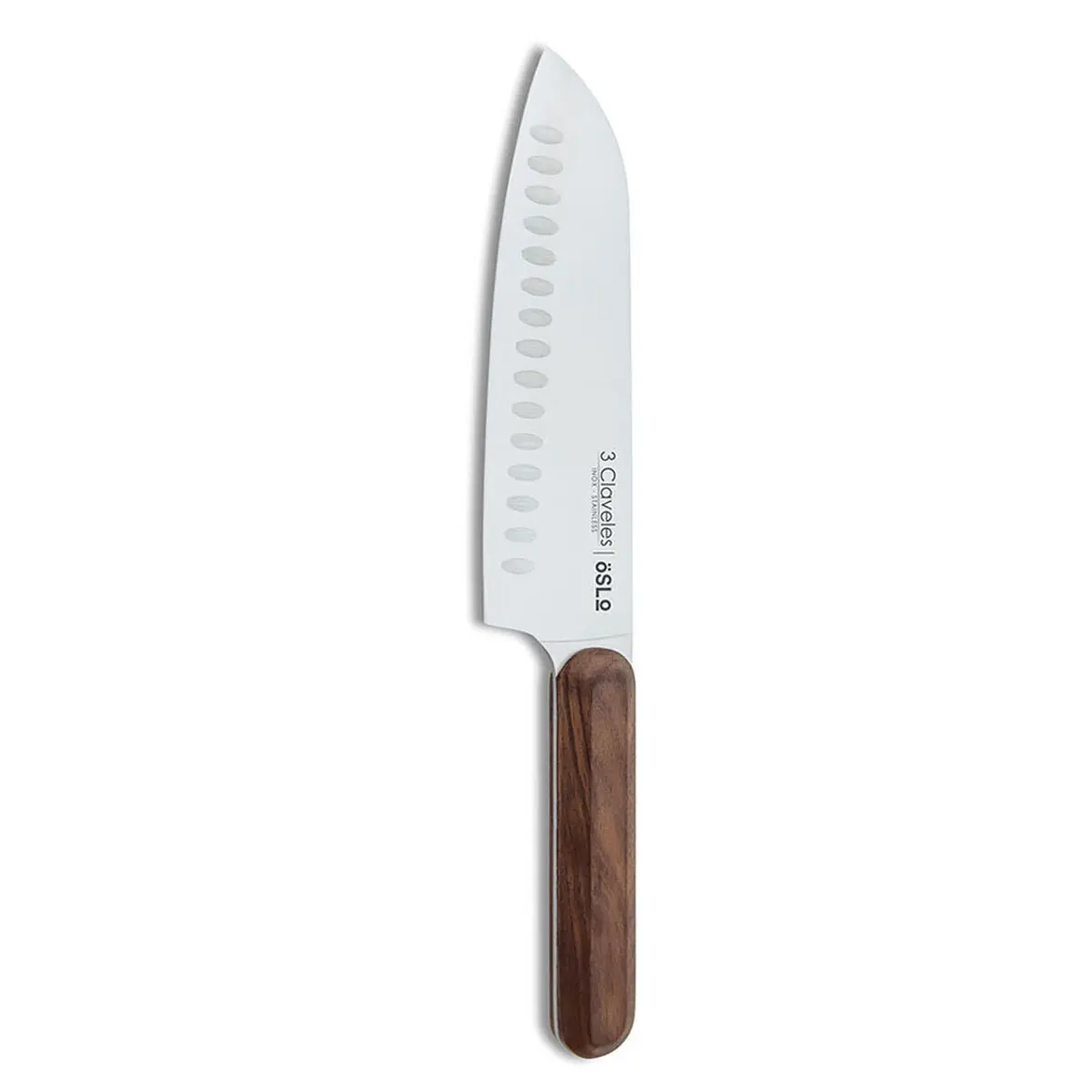 Coltello Santoku 3 Claveles Oslo Acciaio inossidabile 17,5 cm