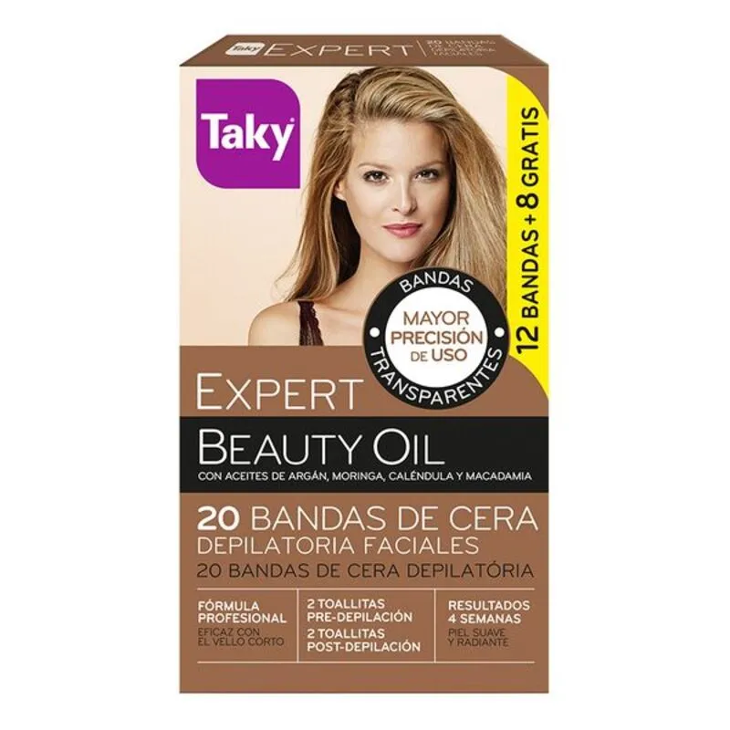 Cera Depilatoria Viso Beauty Oil Taky (20 pcs) (20 Unità) (12 Unità)