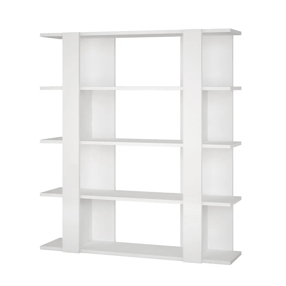 Libreria Alexandra House Living Bianco Legno MDP 110 x 122 x 29 cm 4 Mensole