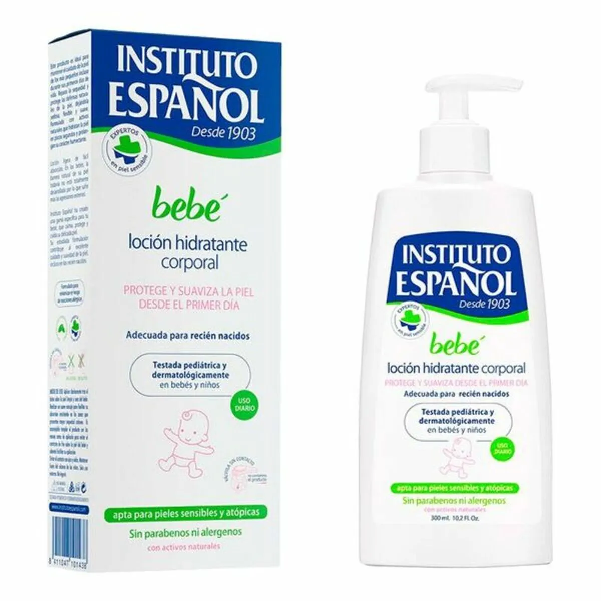 Lozione Idratante per Bambini Instituto Español (300 ml)