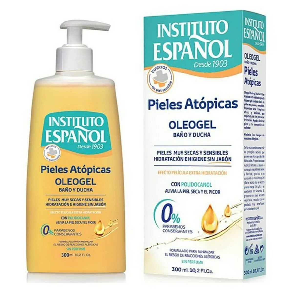 Gel Doccia Pieles Atópicas Oleogel Instituto Español (300 ml)