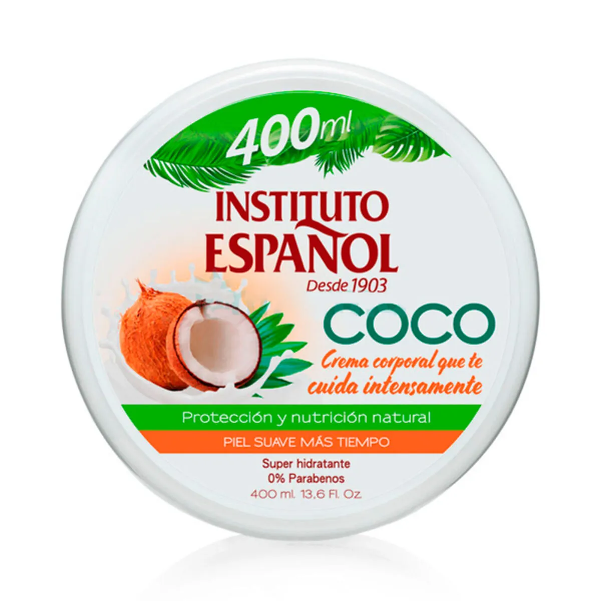 Crema Corpo Coco Instituto Español (400 ml)