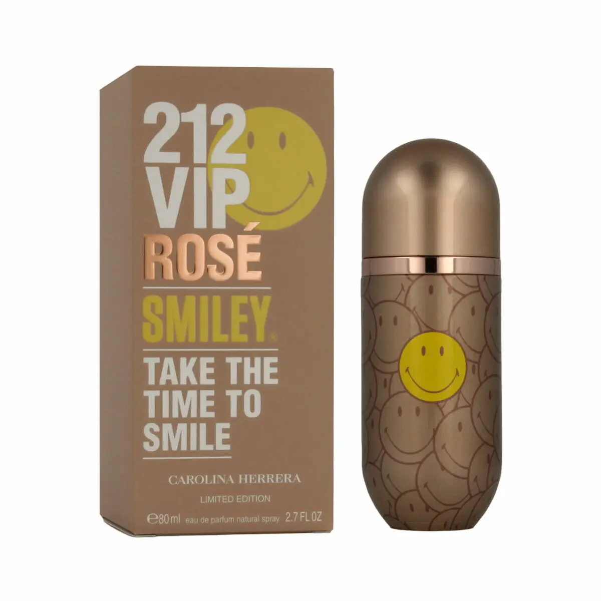 Profumo Donna Carolina Herrera 212 VIP Rosé Smiley EDP 80 ml