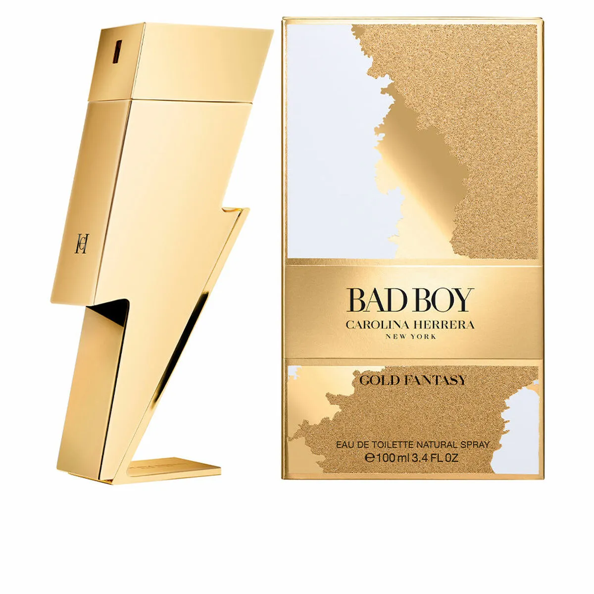 Profumo Uomo Carolina Herrera EDP Bad Boy Gold Fantasy 100 ml