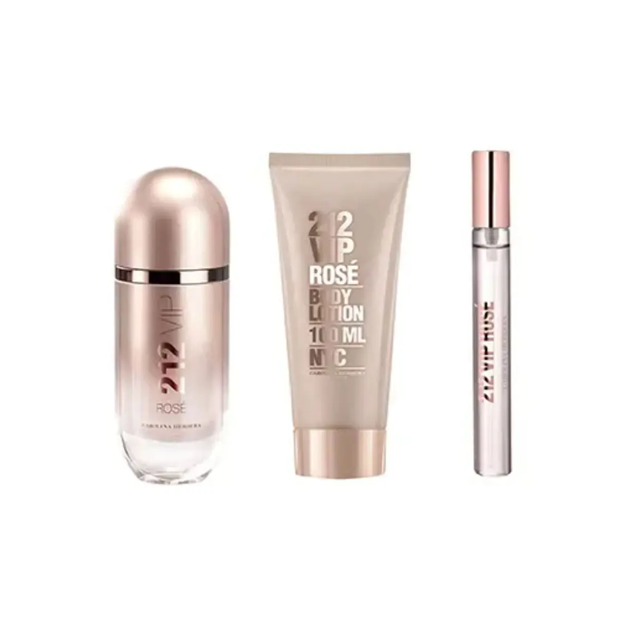 Cofanetto Profumo Donna Carolina Herrera 212 Vip Rosé 3 Pezzi