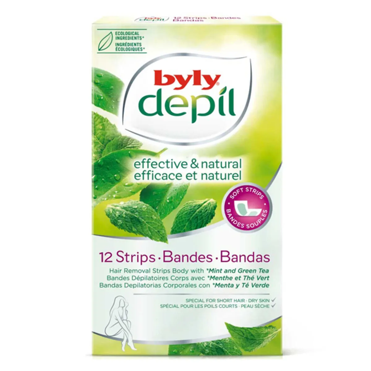 Strisce Depilatorie Viso Depil Byly (12 uds)