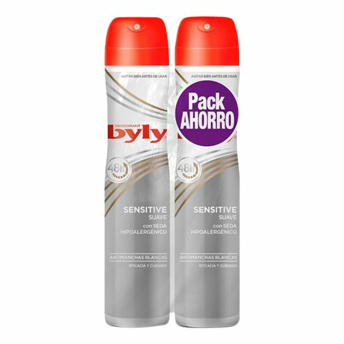 Deodorante Spray Sensitive Suave Byly (2 uds)