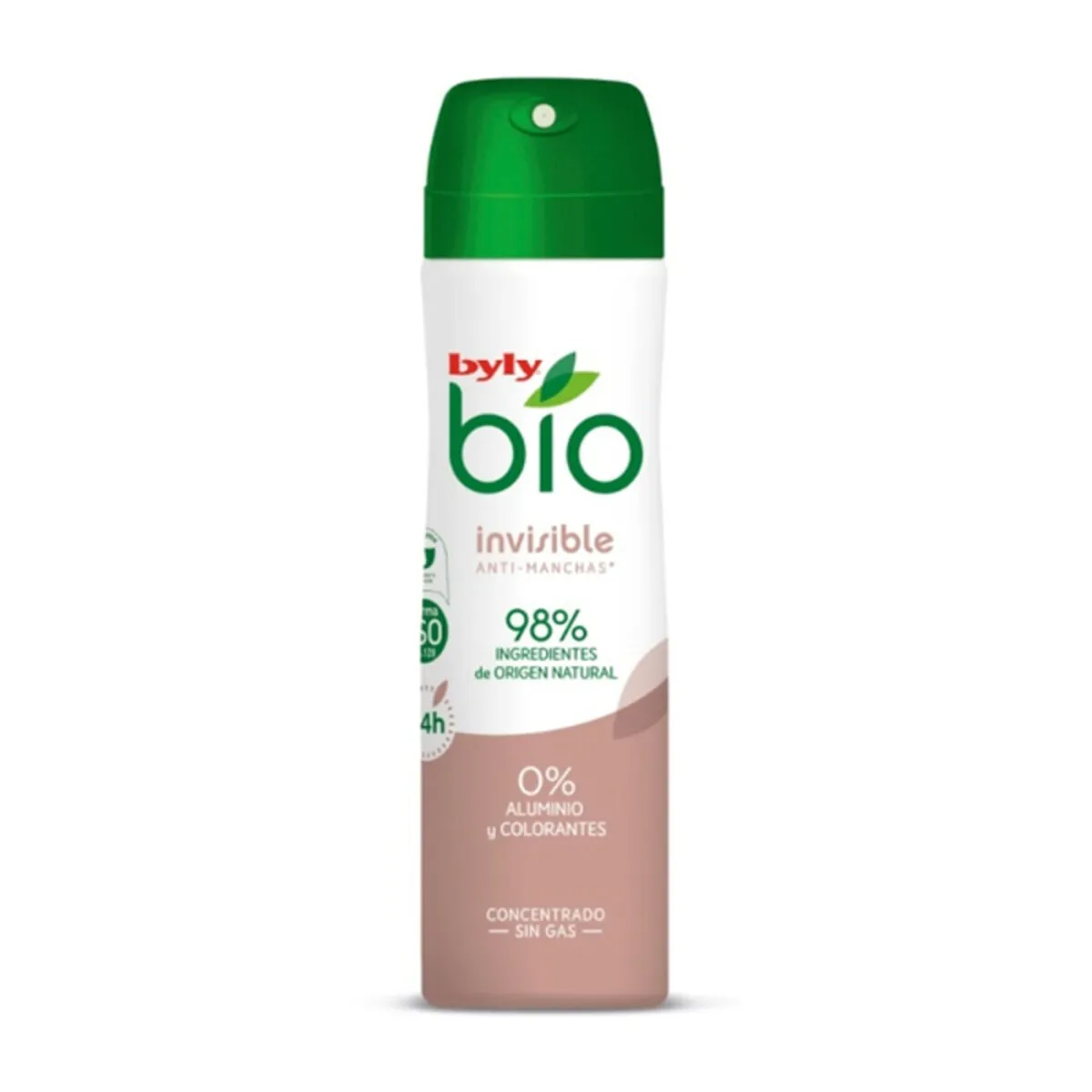 Deodorante Spray BIO NATURAL 0% INVISIBLE Byly (75 ml)