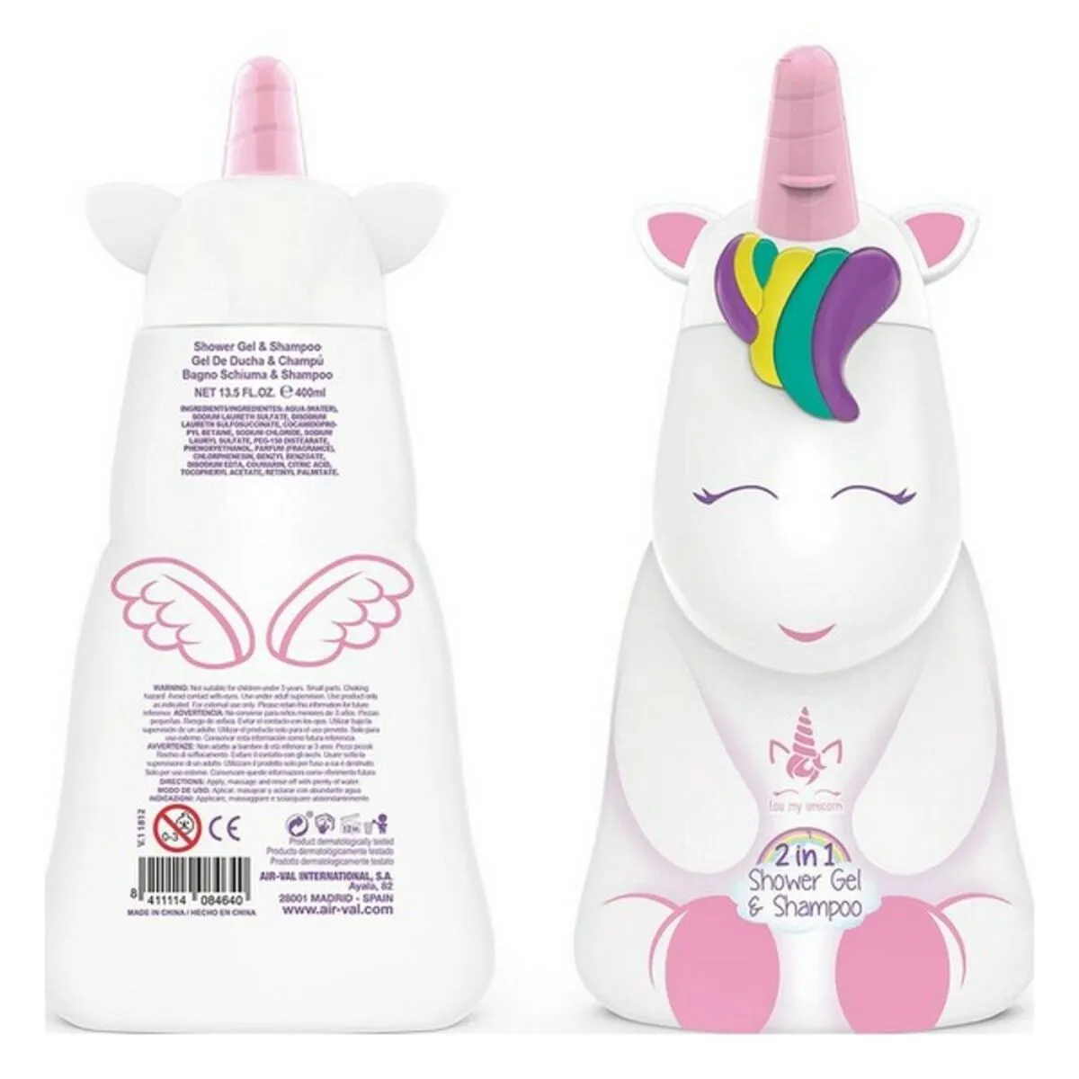 Gel e Shampoo 2 in 1 Eau My Unicorn Cartoon P8472 400 ml