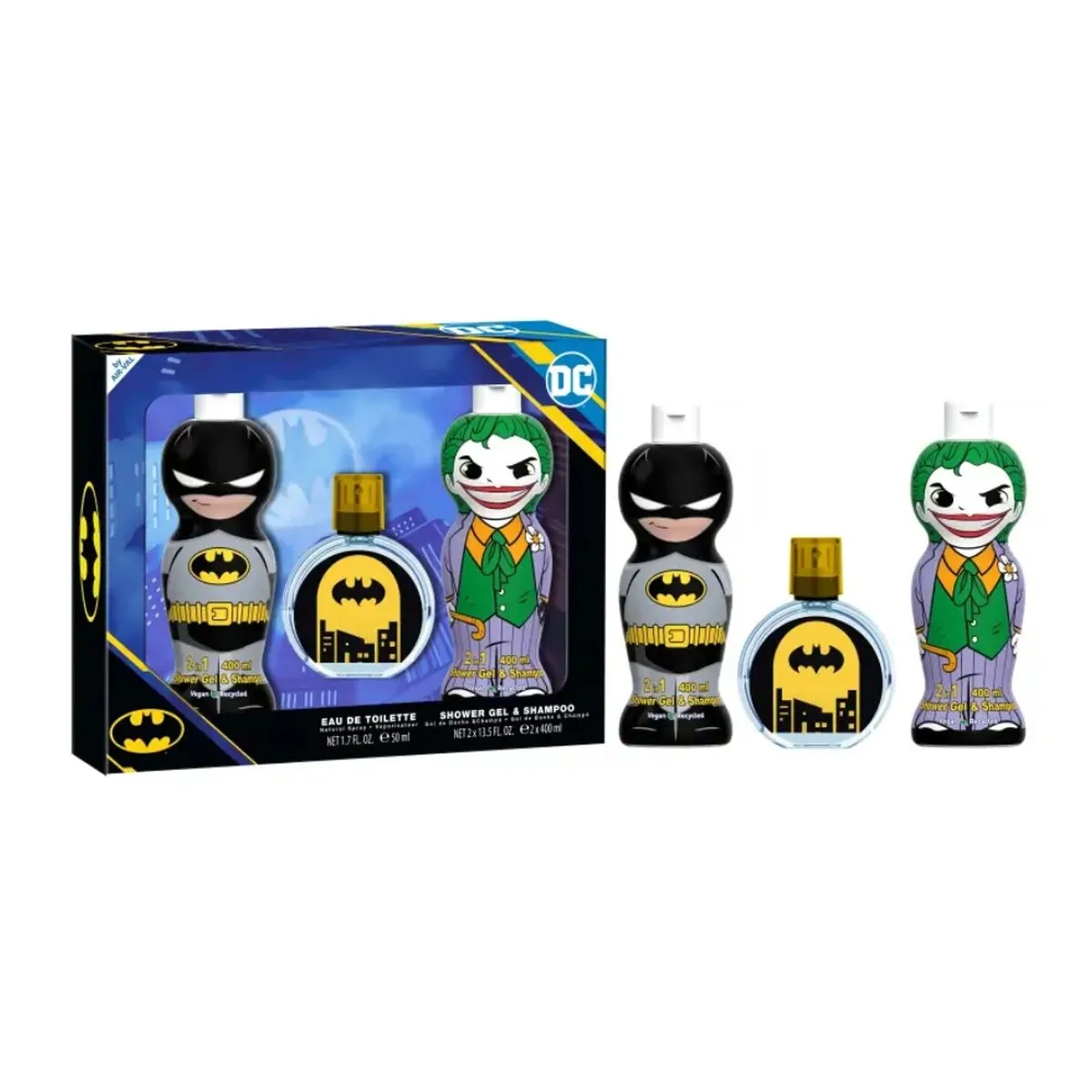 Cofanetto Profumo Bambini DC Comics Batman & Joker 3 Pezzi