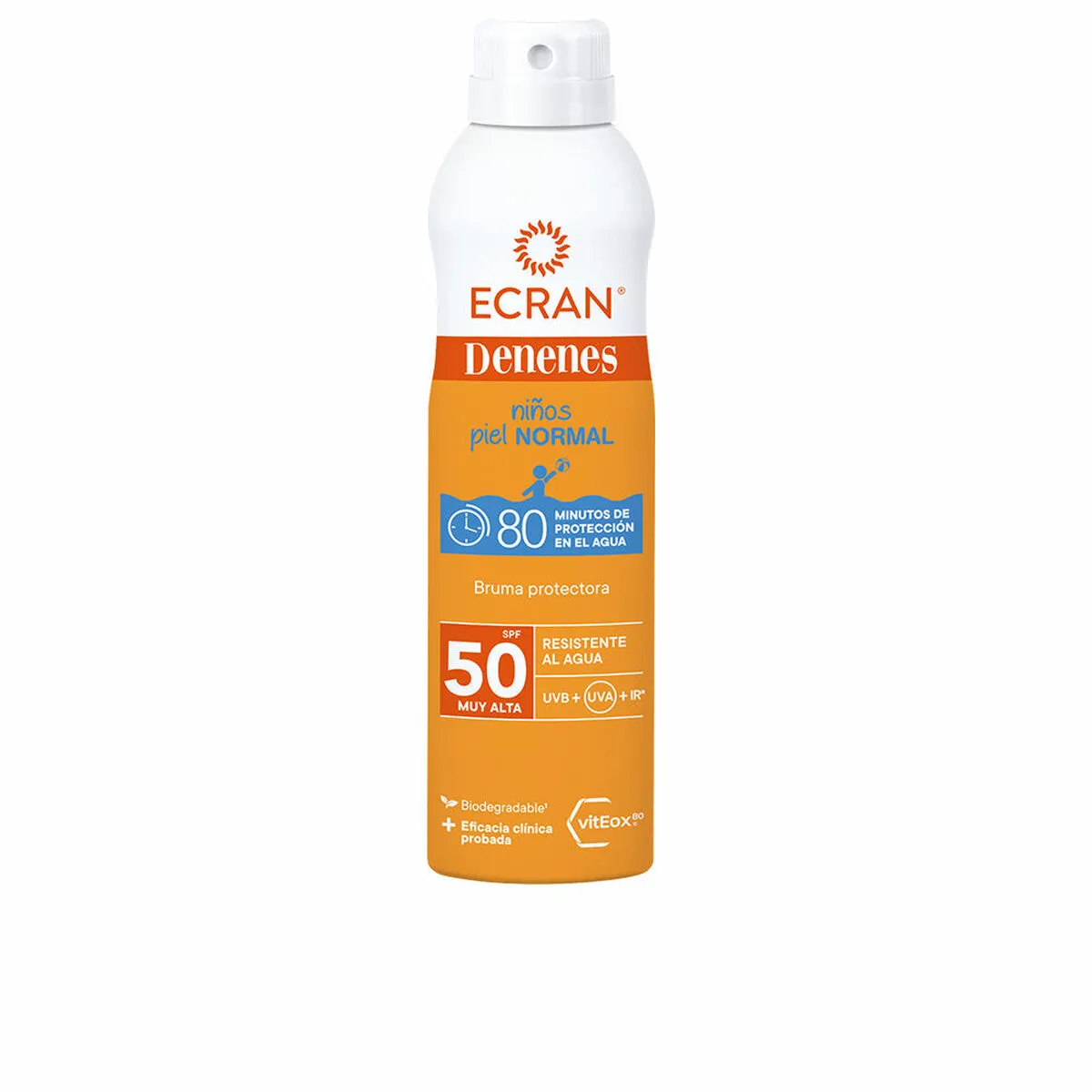 Spuma Solare Protettiva Ecran Denenes Per bambini 250 ml Spf 50