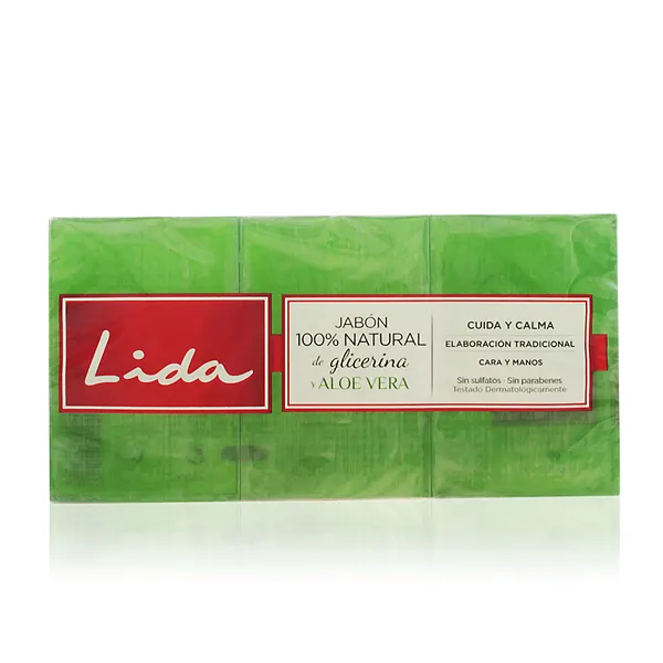 Sapone per le Mani alla Glicerina e Aloe Vera Lida (3 uds)