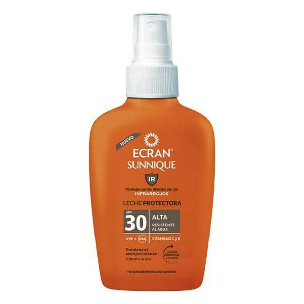 Spray solare per il corpo Ecran Sunnique IR Crema Solare SPF 30 (100 ml)