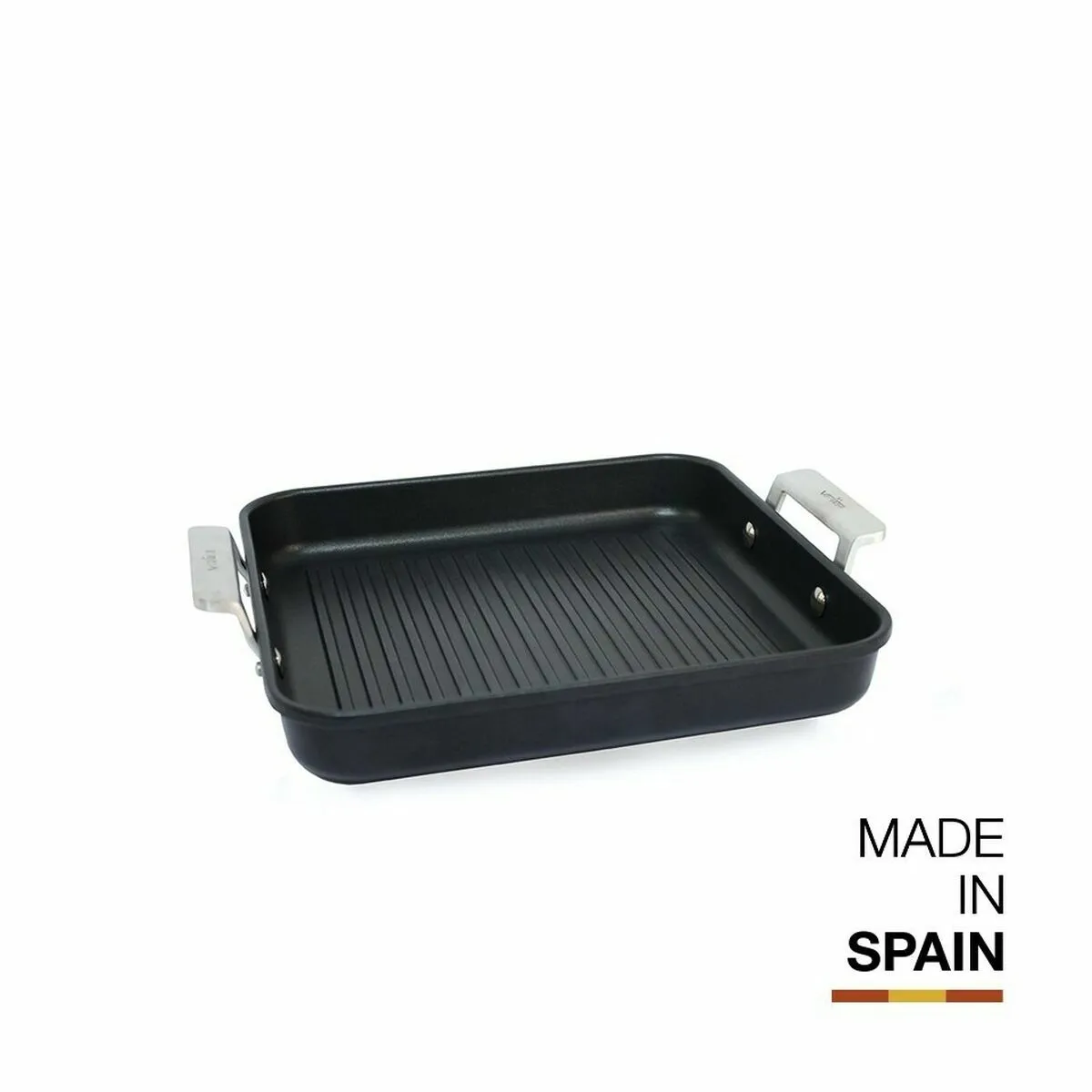 Piastra Grill Valira AIRE 23X23. Nero Alluminio