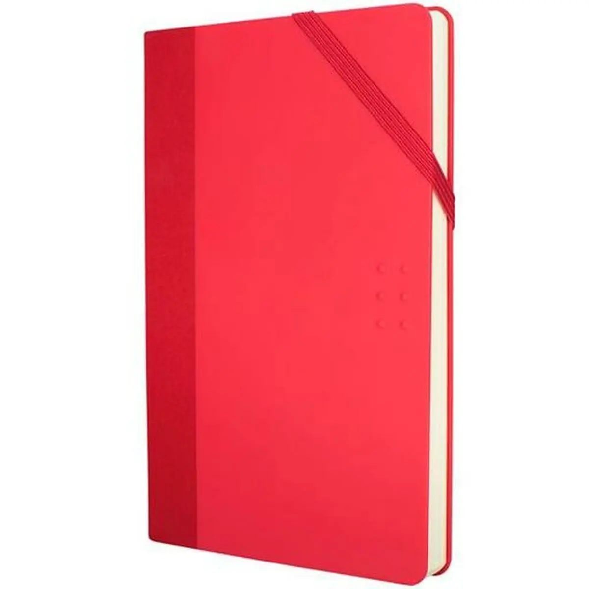 Taccuino Milan Paperbook Bianco Rosso 21 x 14,6 x 1,6 cm