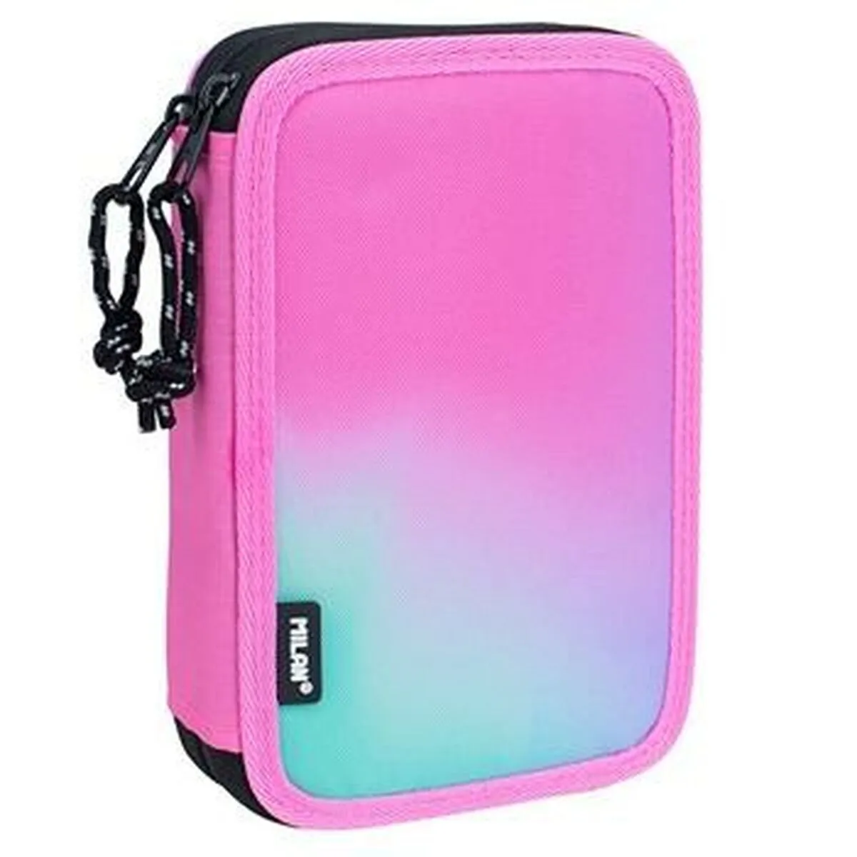 Astuccio Doppio Milan Sunset 34 Pezzi Rosa 19,5 x 13 x 5 cm