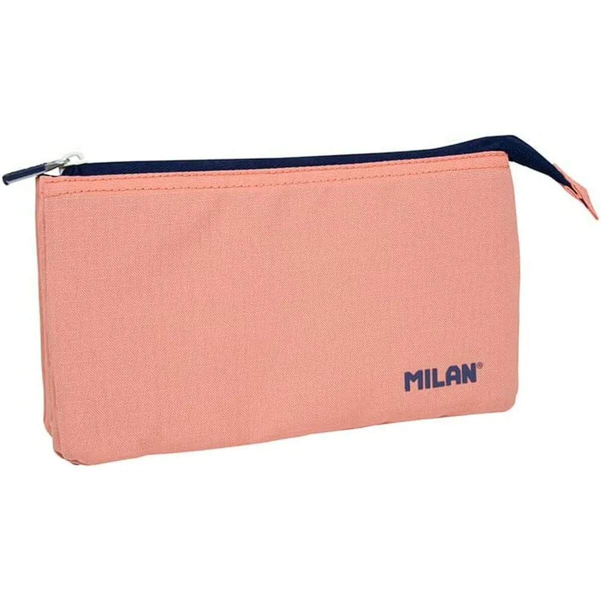 Necessaire Milan 1918 Salmone 5 scompartimenti Rosa 22 x 12 x 4 cm