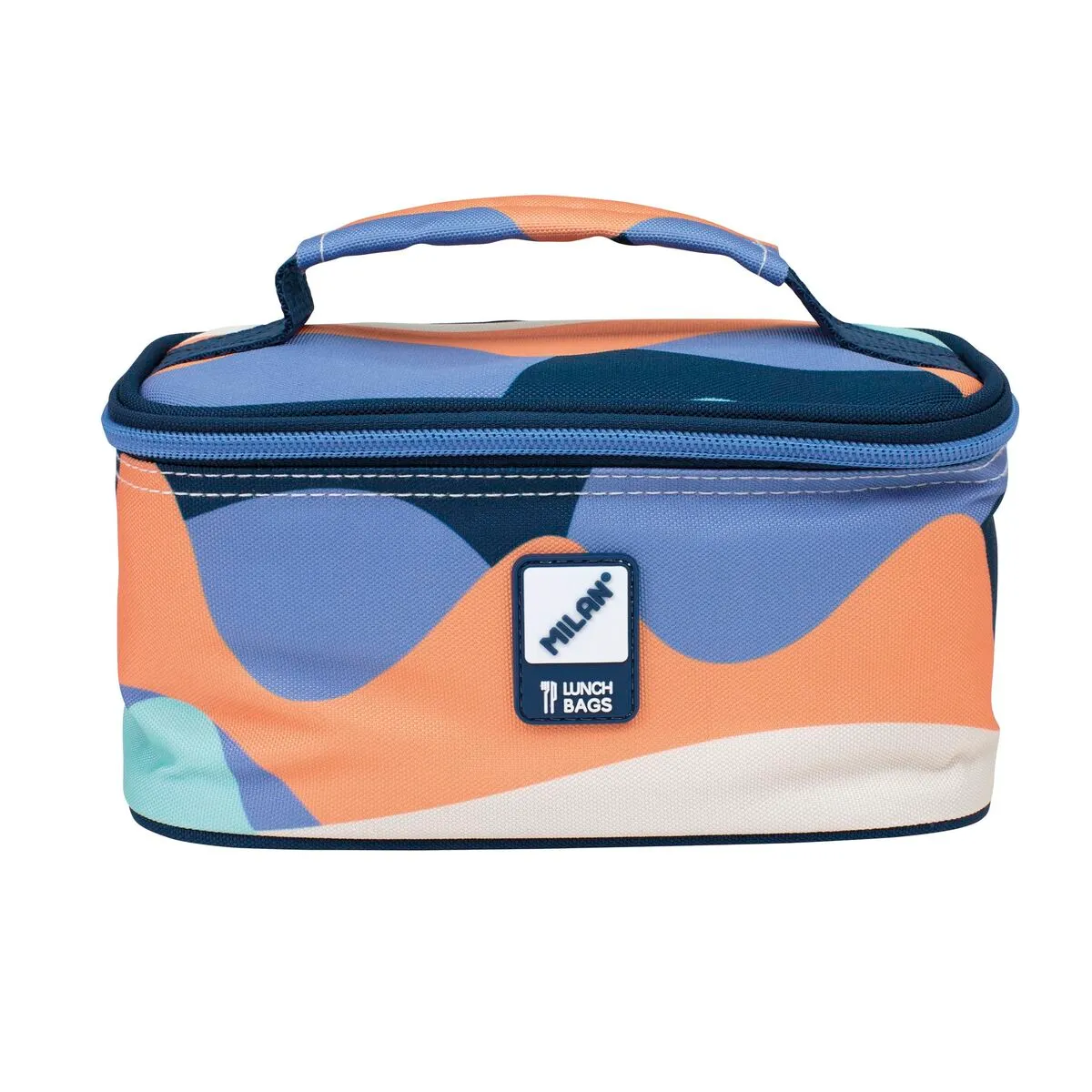 Borsa Termica Milan The Fun Porta Panino Piccolo 1,5 L Azzurro Poliestere 22 x 10,5 x 12 cm