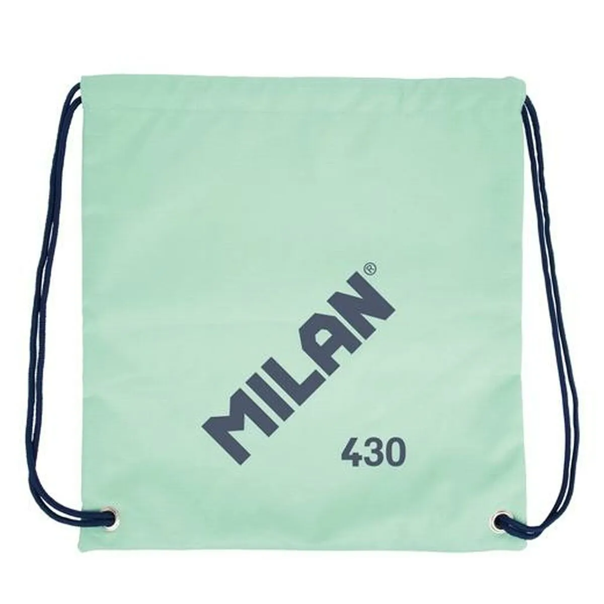 Zainetto con Cordini Milan Since 1918 Verde 42 x 34 x 0,7 cm