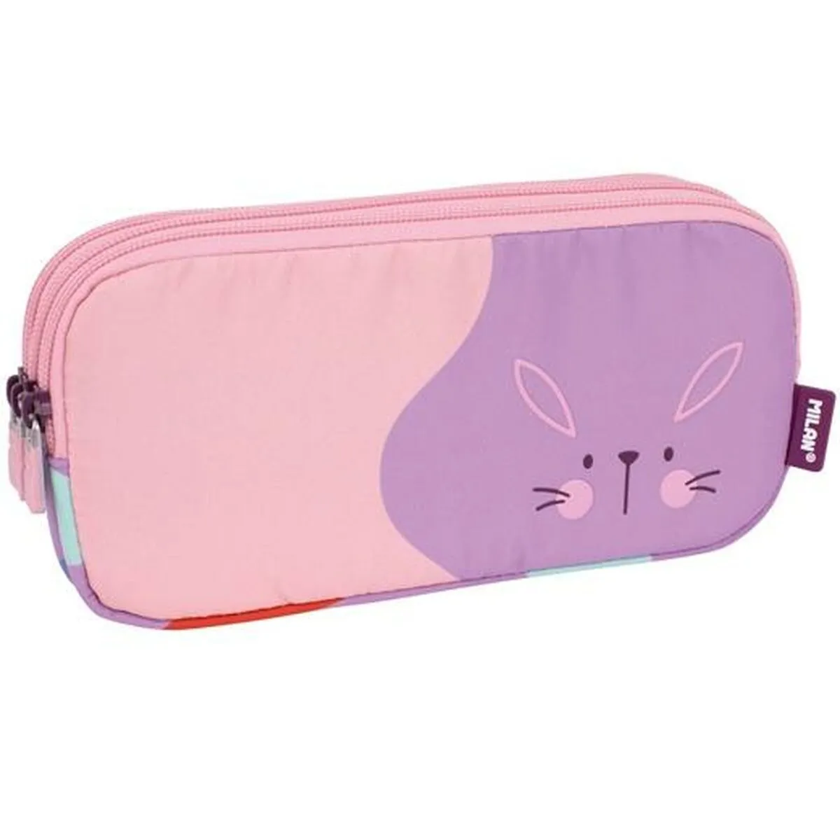 Astuccio Scuola Milan Animals Violetta 20 x 11 x 6,5 cm