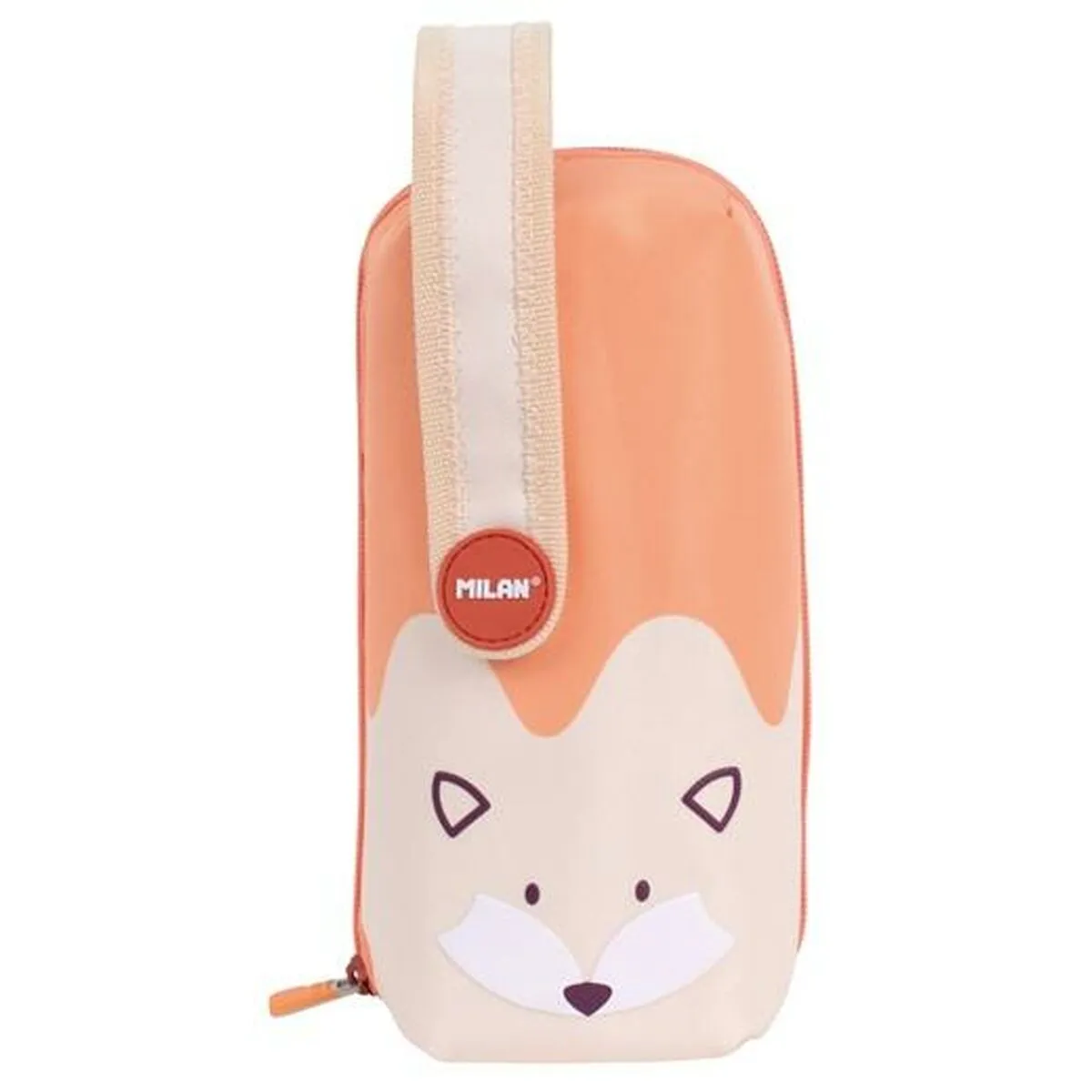 Astuccio Scuola Milan Animals Arancio 22,5 x 11,5 x 11 cm