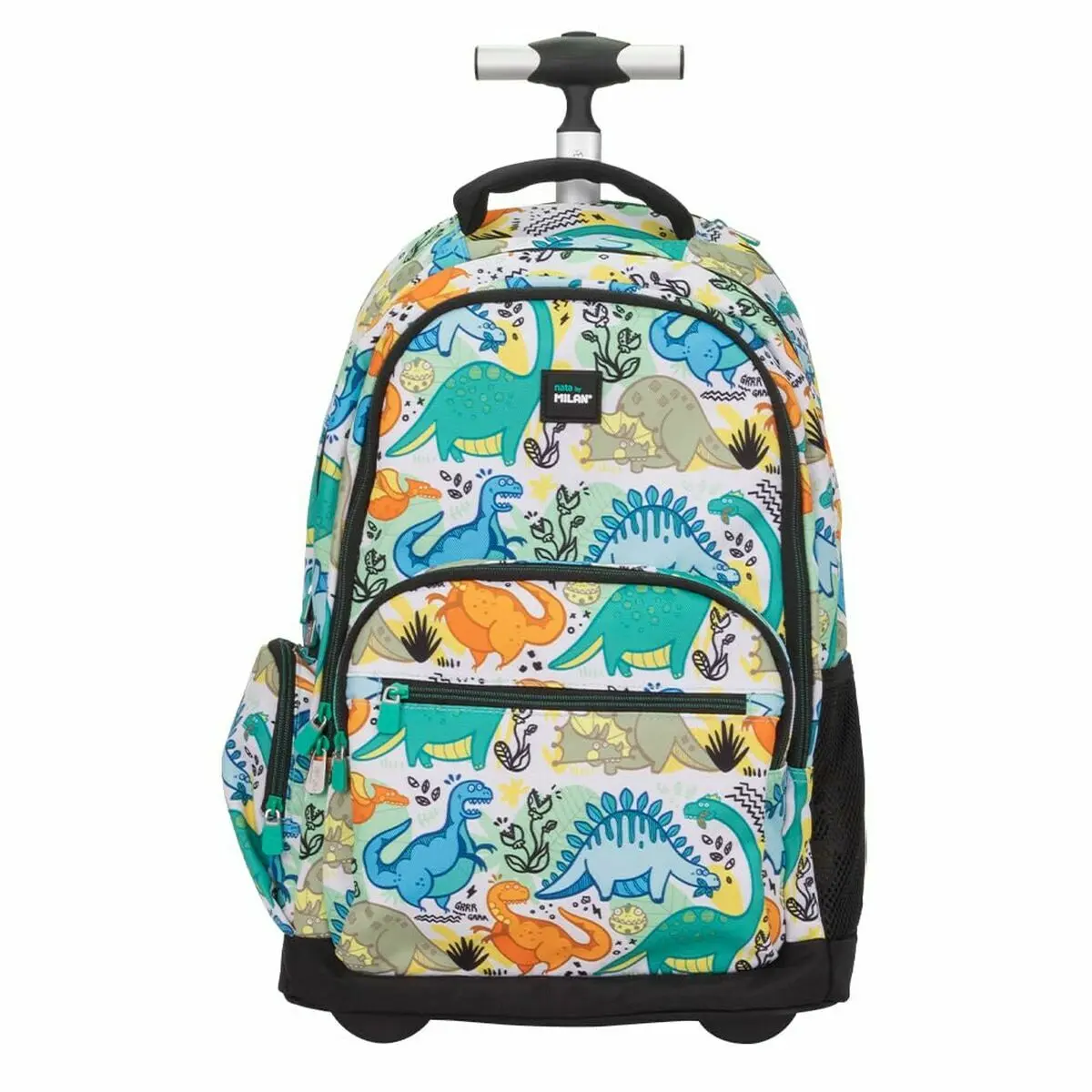 Zaino Scuola Milan Dinosauri 25 L Verde