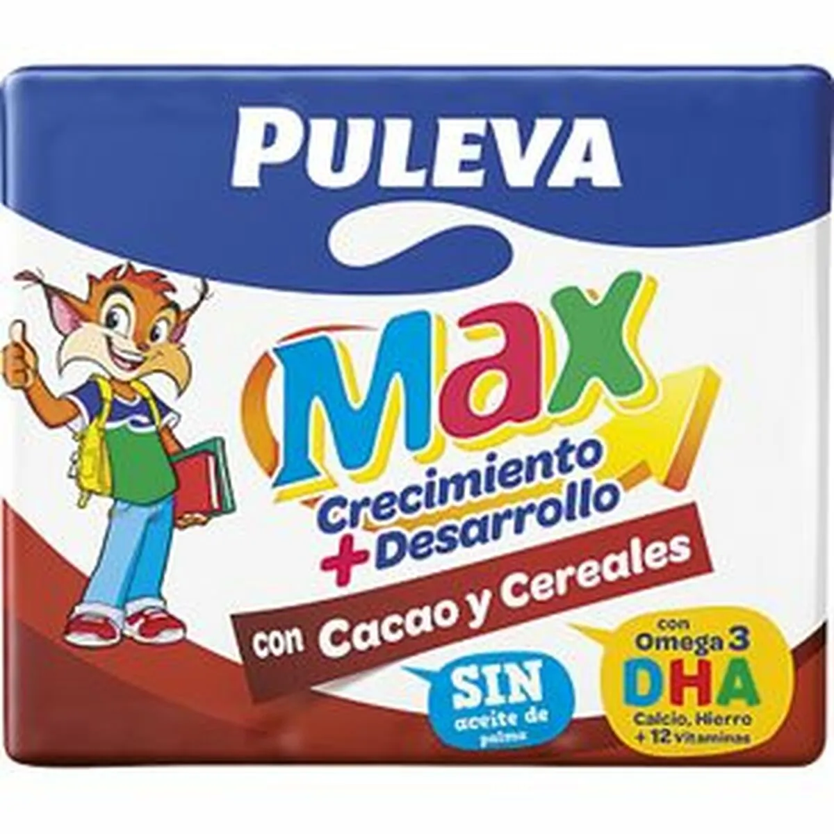 Latte Puleva Max 3 x 200 ml Cacao Cereali