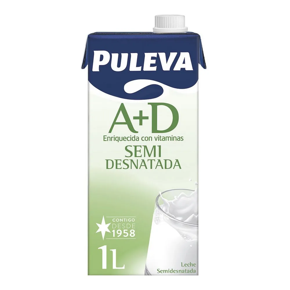 Latte parzialmente scremato Puleva A+D (1 L)