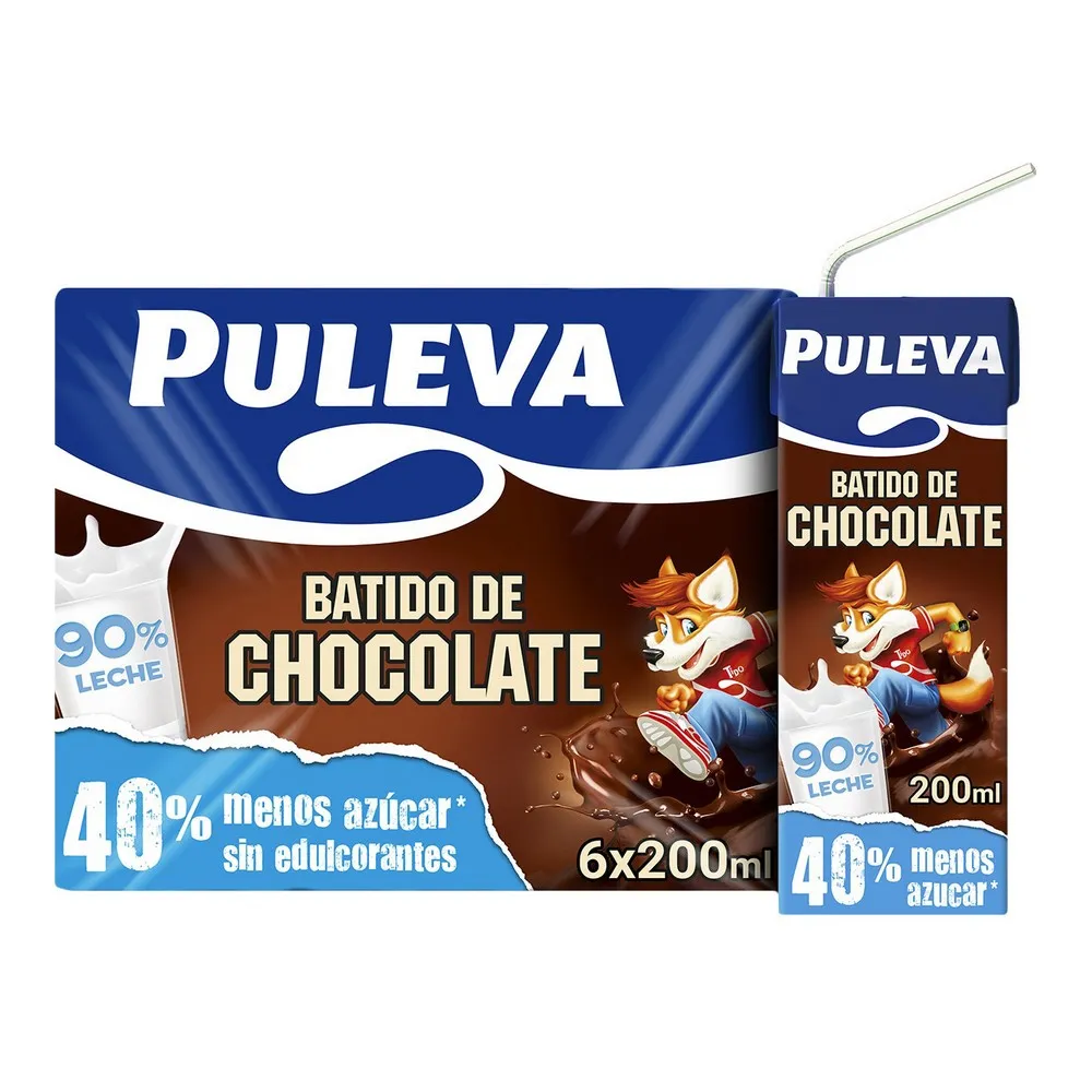 Frullato Puleva Cacao (6 x 200 ml)